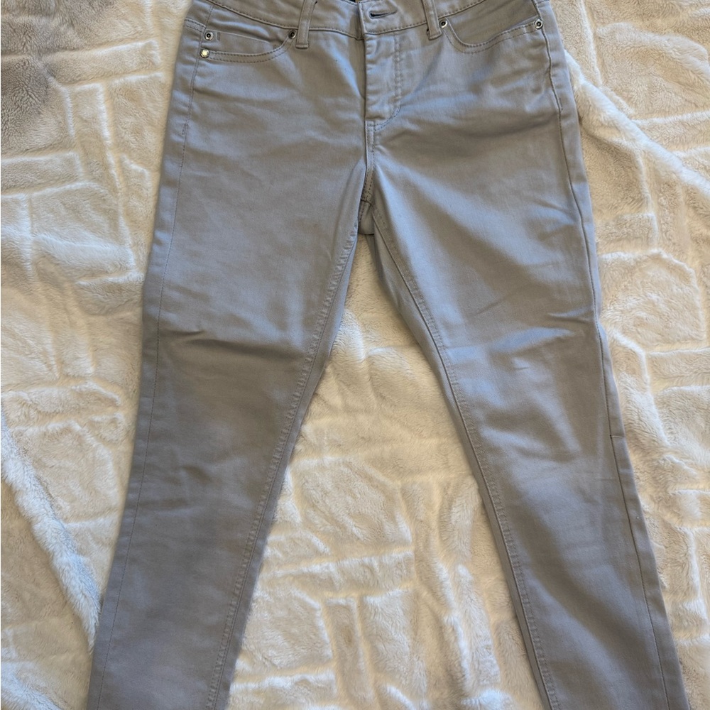 Liverpool Women's Light Gray Skinny Jeans
